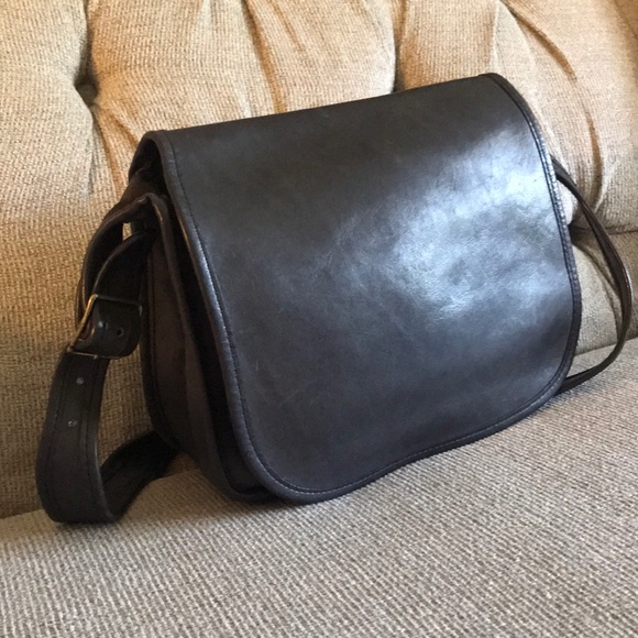 Coach Handbags - RARE Vintage NYC Coach Saddle Bag